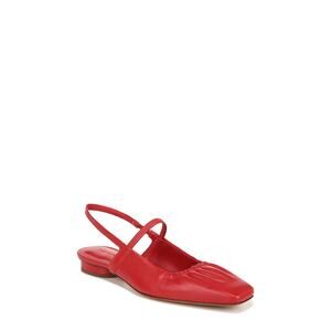Vince 'Venice' Red Leather Slingback Flat Size 8